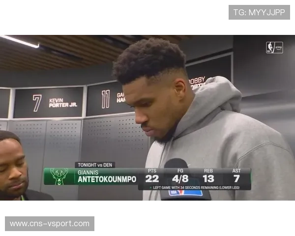 字母哥伤病报告：右小腿拉伤至少缺阵4-6周，全明星正赛确定缺席